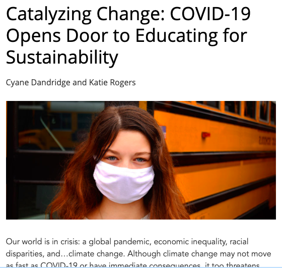Catalyzing Change: COVID-19 Opens Door to Educating for Sustainability